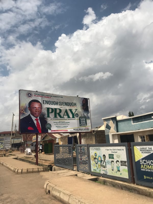 Nigerian street life captured in New Stadium area