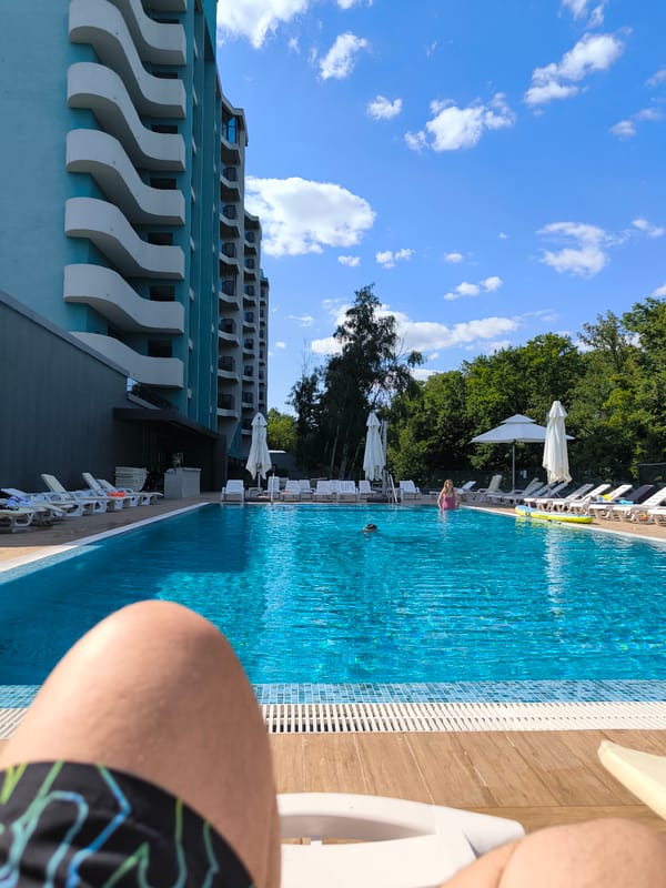 Aqua Terra Holercani Resort pool and grounds, Ustia, Moldova