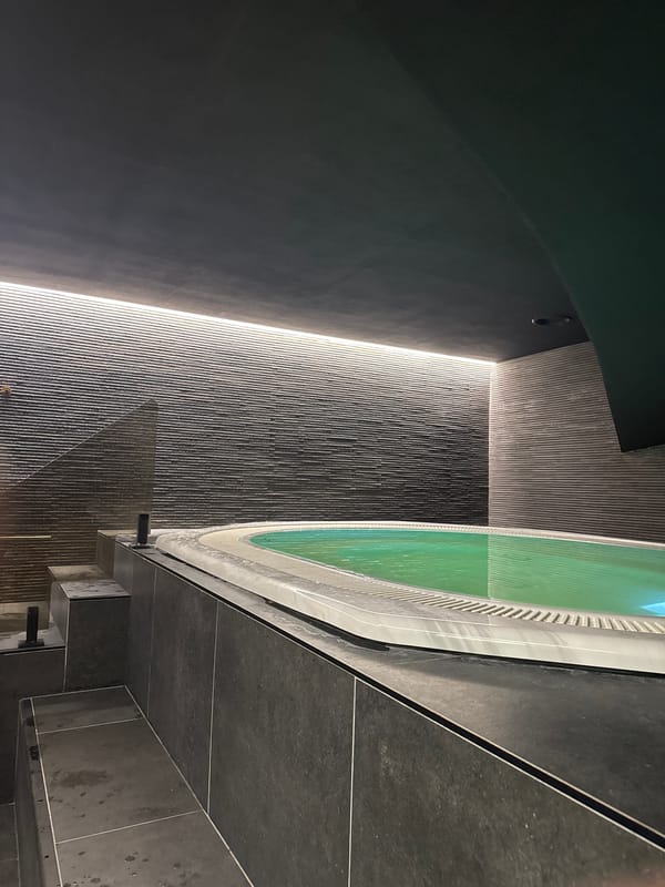 Indoor scenes captured in Varna featuring person and spa