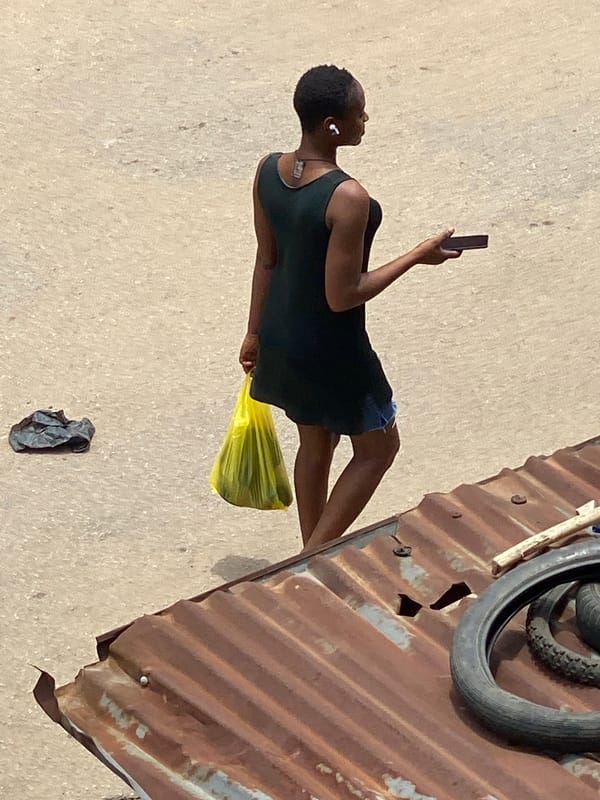 Daily life scenes documented across Fegge, Nigeria neighborhood