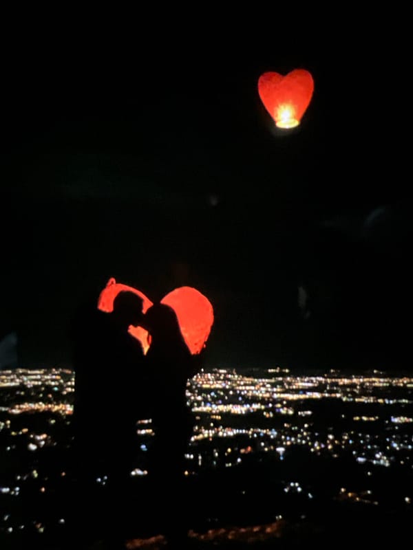 Heart-shaped lanterns and landscapes captured in Markovo, Bulgaria