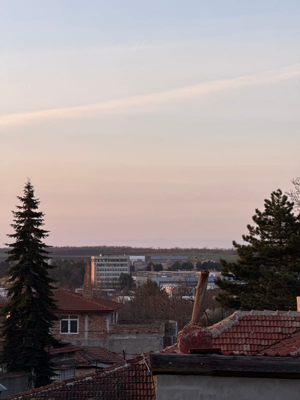 Panoramic view of Dobrich, Bulgaria captured during afternoon hours