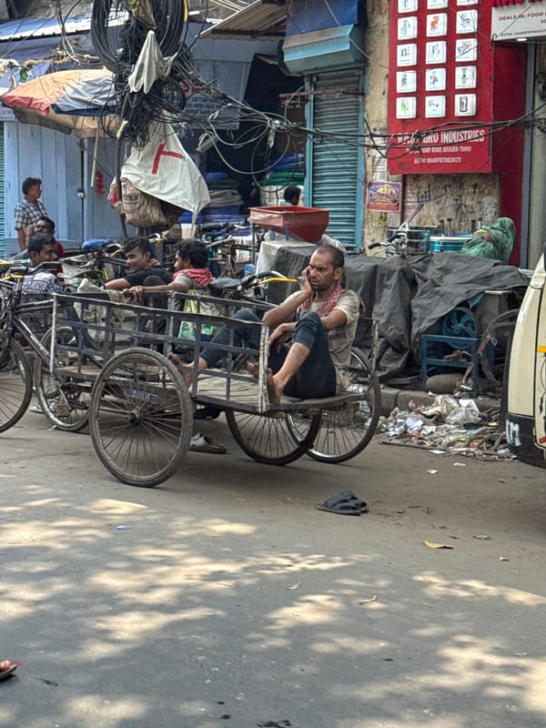 Everyday street life documented across Kolkata during morning hours