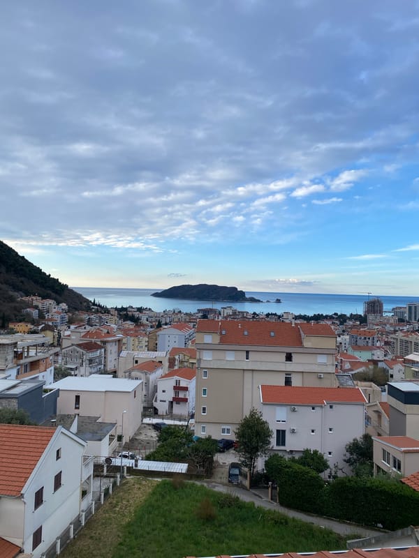 Morning documentation of Budva's coastal and mountain landscapes