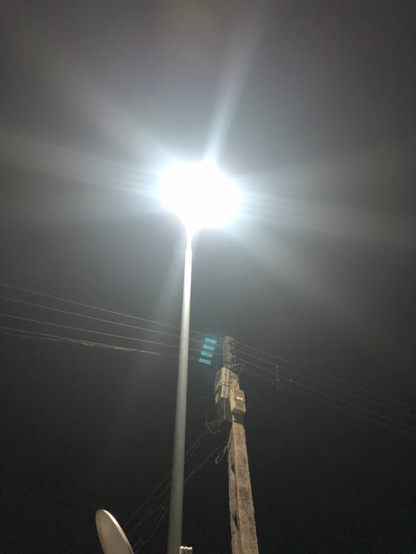 Late-night hangout at a Jos roadside spot