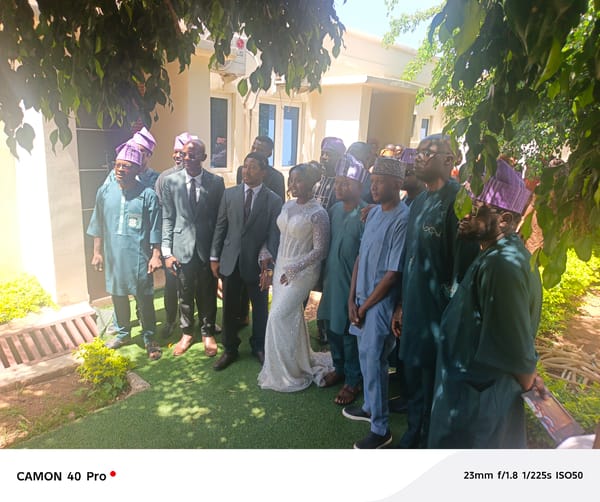 Formal ceremony with traditional dress in Barakin Lerawi, Nigeria