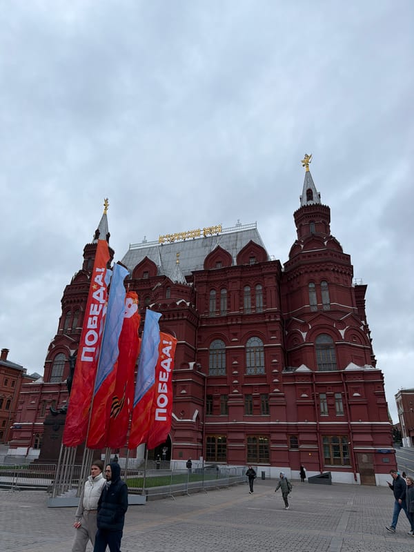 Moscow Red Square area documented during afternoon museum visits