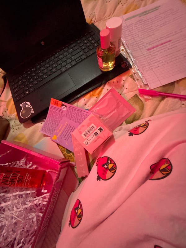 Beauty subscription box unboxed in Bulgarian town