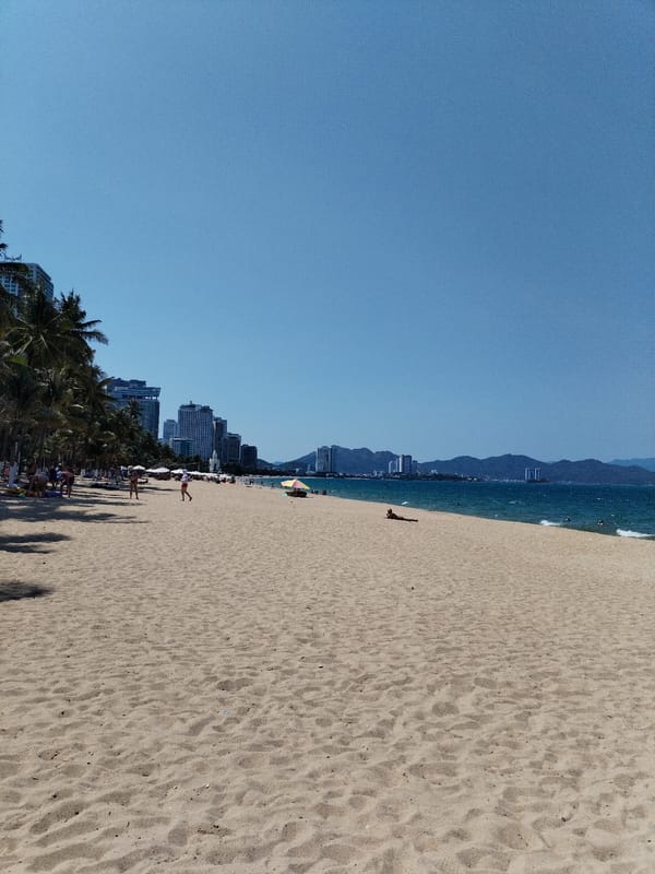Morning scenes documented across Nha Trang beaches and parks