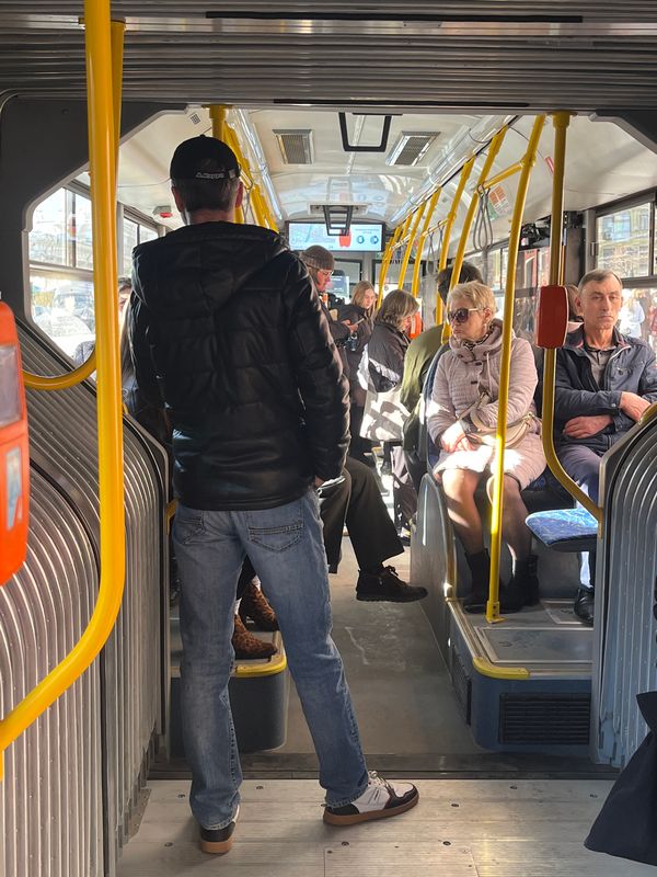 Daily scenes captured across Saint Petersburg's transit and landmarks