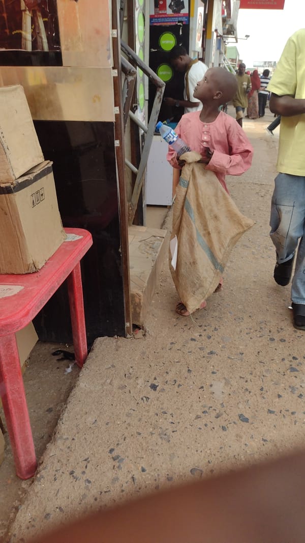 Ordinary street life documented in Jos Nigeria commercial district