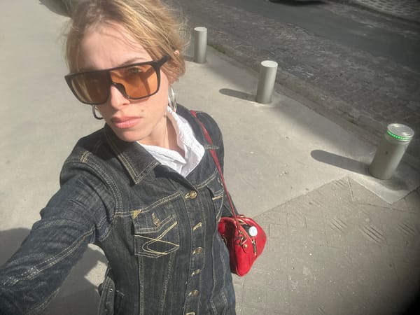 Woman photographed in upside-down portrait shot in Pantin