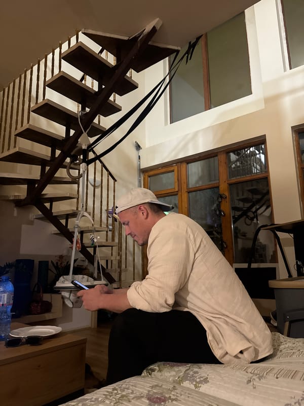 Person with mobile device observed indoors in Varna