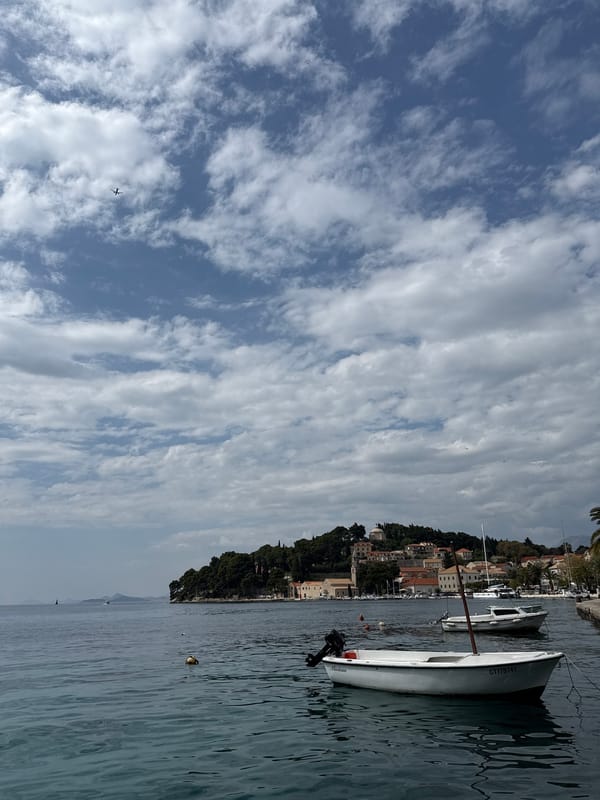 Quiet midday moments captured in Croatian coastal town Cavtat