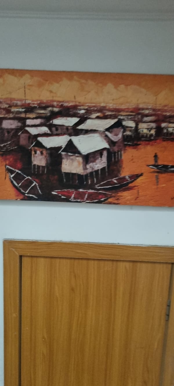 Art exhibition featuring local scenes and wildlife observed in Lekki
