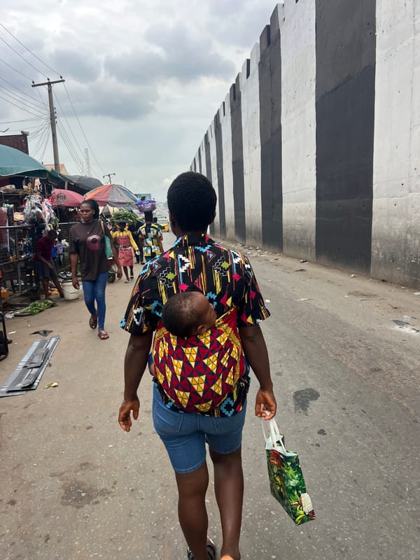 Daily market life documented in Nkpor, Nigeria morning hours
