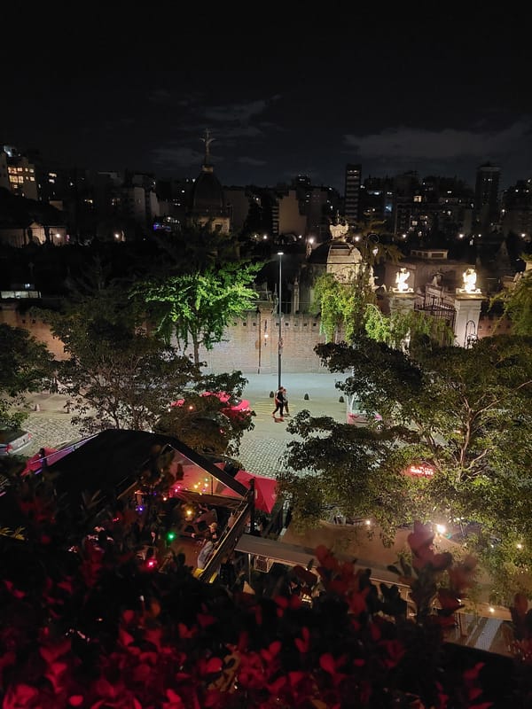 Late night Buenos Aires street and bar scenes documented