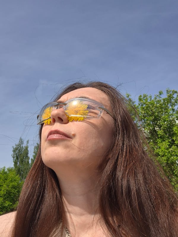 Woman documented in morning outdoor activities with urban art