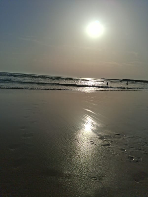 Sunset yoga class held on Figueira da Foz beach