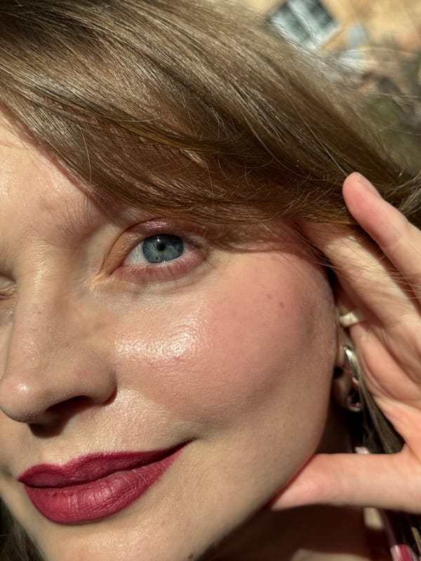 Woman takes selfies during brief photo session in Izhevsk