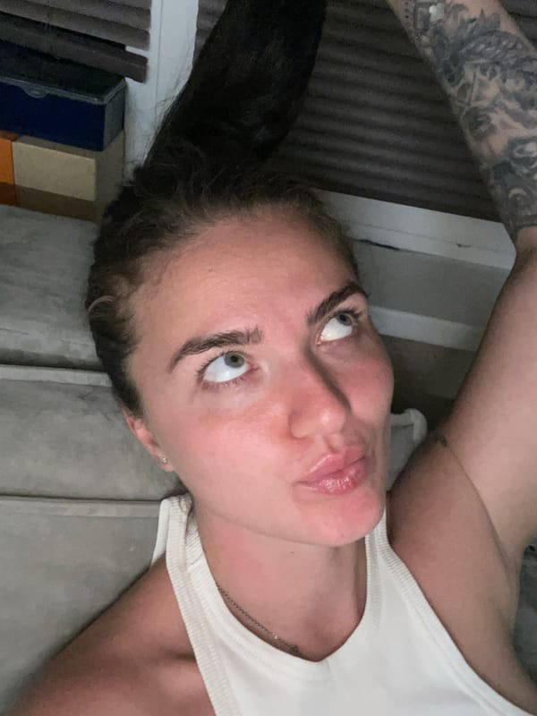Quick selfie burst indoors, playful expressions, Moscow outskirts
