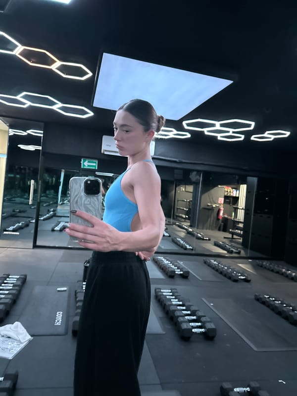 Morning activities captured at gym, mall, and sports merchandise