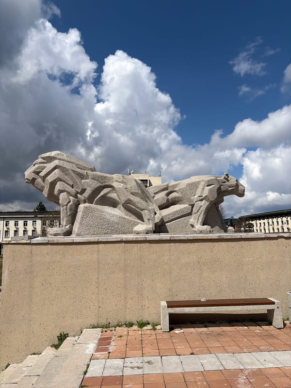 Stone monument featuring man and horse documented in Lovech