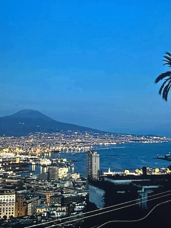 Summer night out in a Southern Italian coastal town