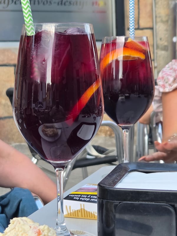 Sangria, supplements, and Egyptian art in Moralzarzal