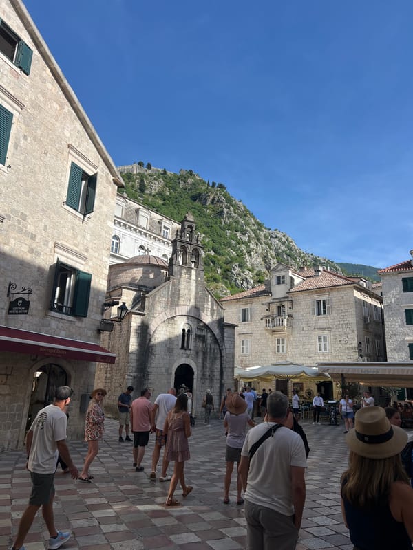 Summer day scenes captured around Kotor Bay, Montenegro
