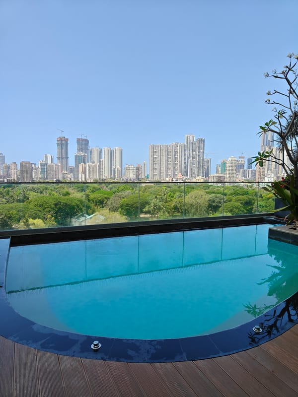 Rooftop pool with cityscape views spotted in Mumbai