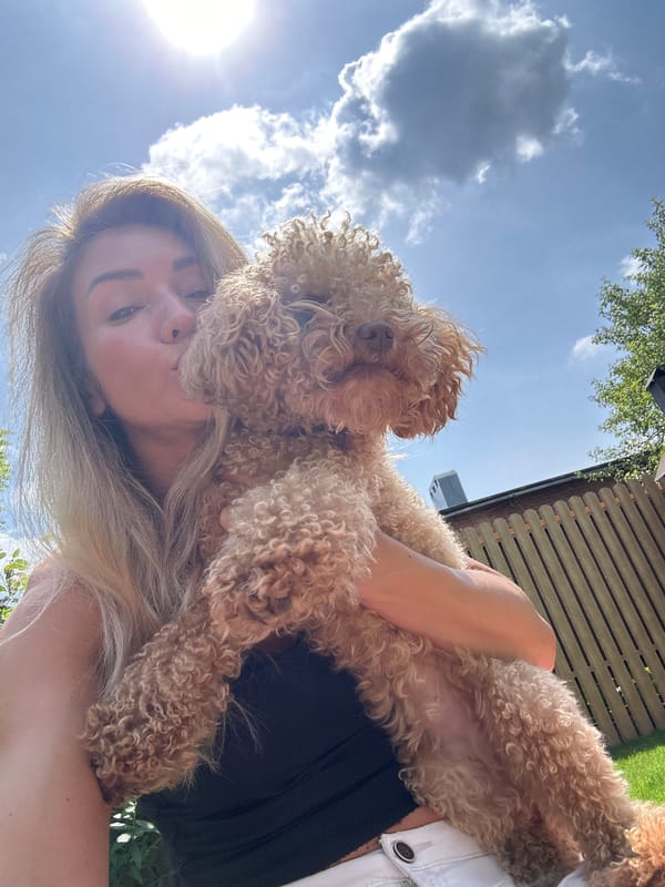 Backyard relaxation with pets in Armavir, Russia