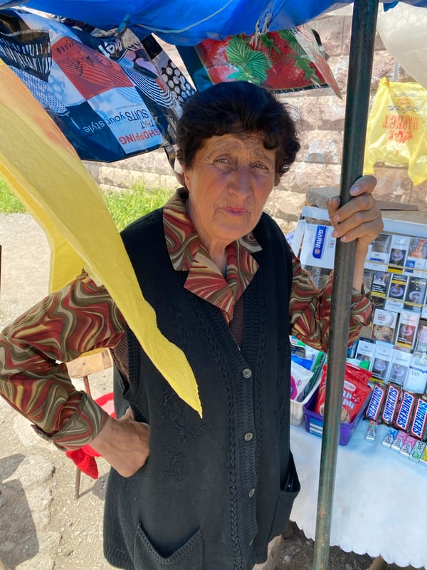 Morning street life documented across Gyumri, Armenia