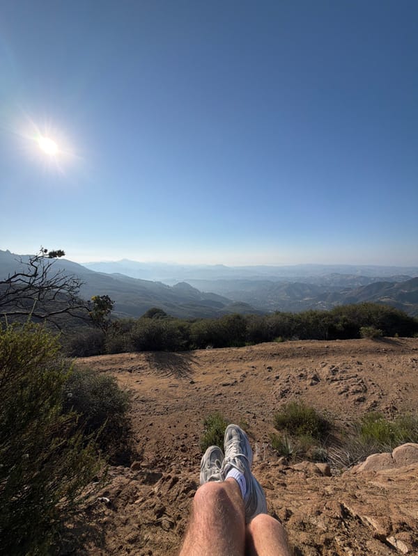 Clear night views captured from Santa Monica Mountains overlook