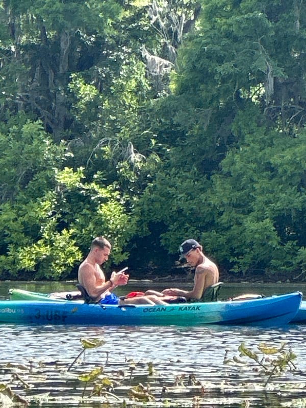 Recreational kayaking activity documented on Tampa area waterways