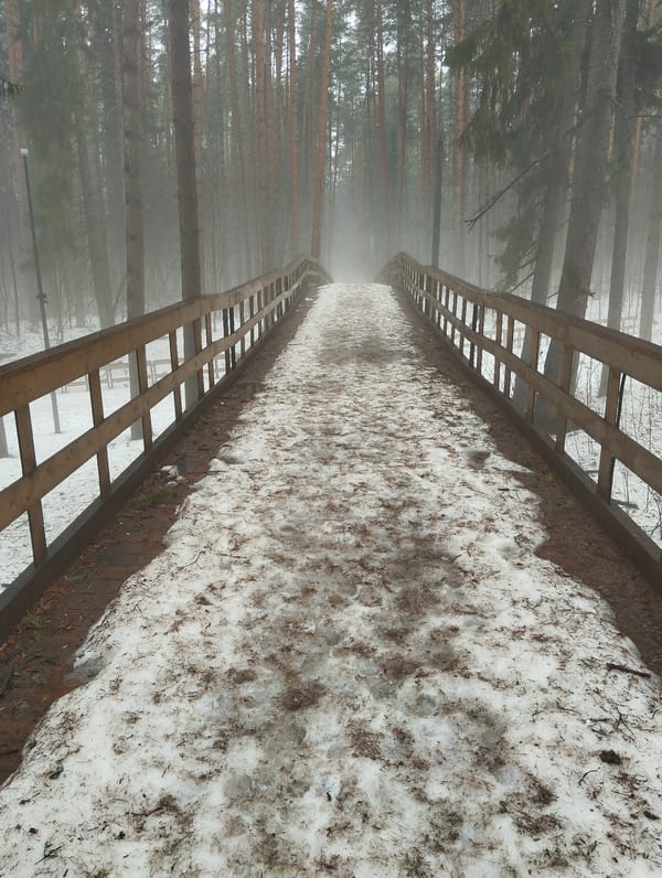 Spring thaw documented across outdoor spaces in Votkinsk, Russia