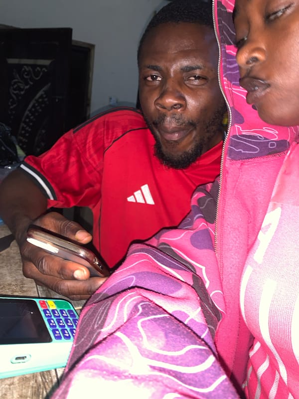 Laid-back hangout in Jos with Man United gear and good vibes