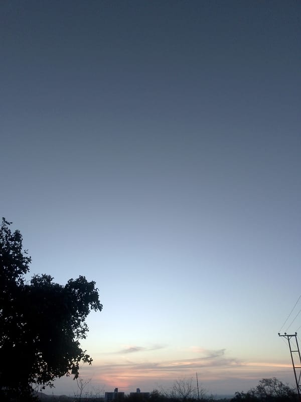 Twilight scenes captured across Juan Griego, Venezuela cityscape