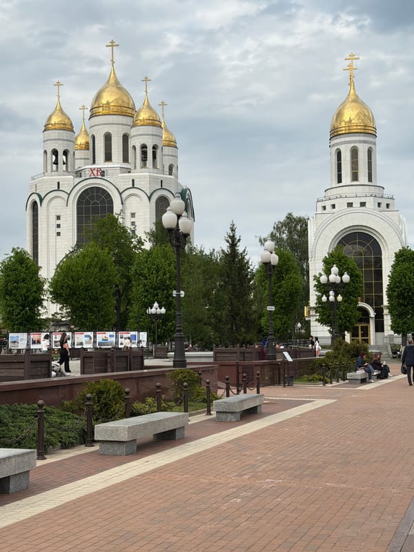Orthodox cathedral and public spaces documented in Kaliningrad