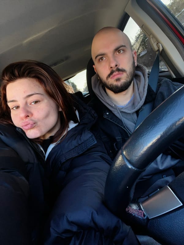 Winter car journey documented between Roubaix and Wattrelos, France
