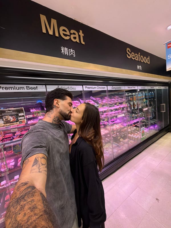 Couple's intimate moments documented across Bangkok locations