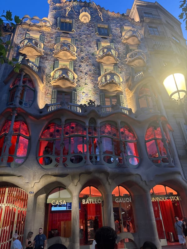 Evening Walking Tour Documents Barcelona's Central Districts and Architecture