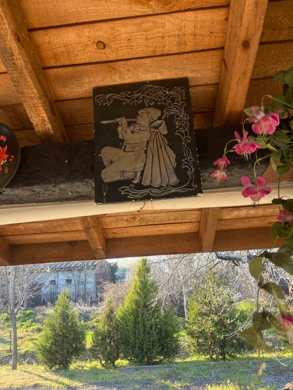 Wooden porch structure observed in Lozarevo, Bulgaria