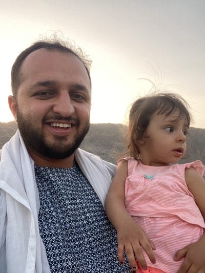 Father and child photographed together in Kandahar, Afghanistan