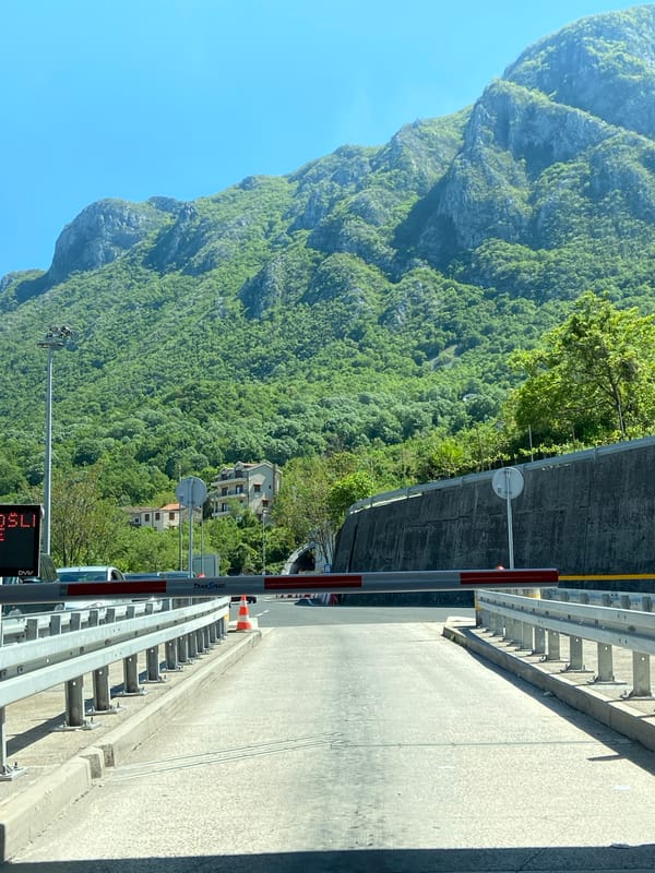 Road infrastructure documented in Gluhi Do, Montenegro
