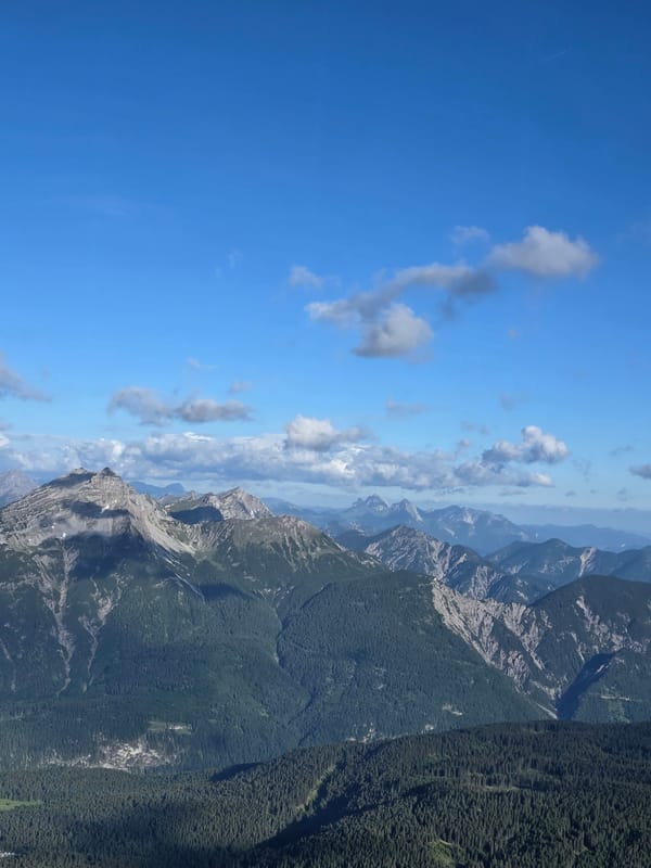 Cable car journey to Zugspitze reveals Alpine panoramas