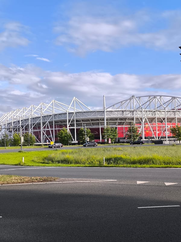AFAS Stadion exterior documented in Alkmaar, Netherlands