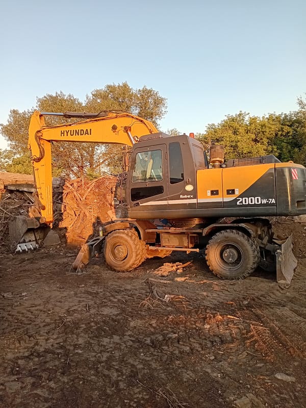 Major construction underway across a Semey, Kazakhstan job site