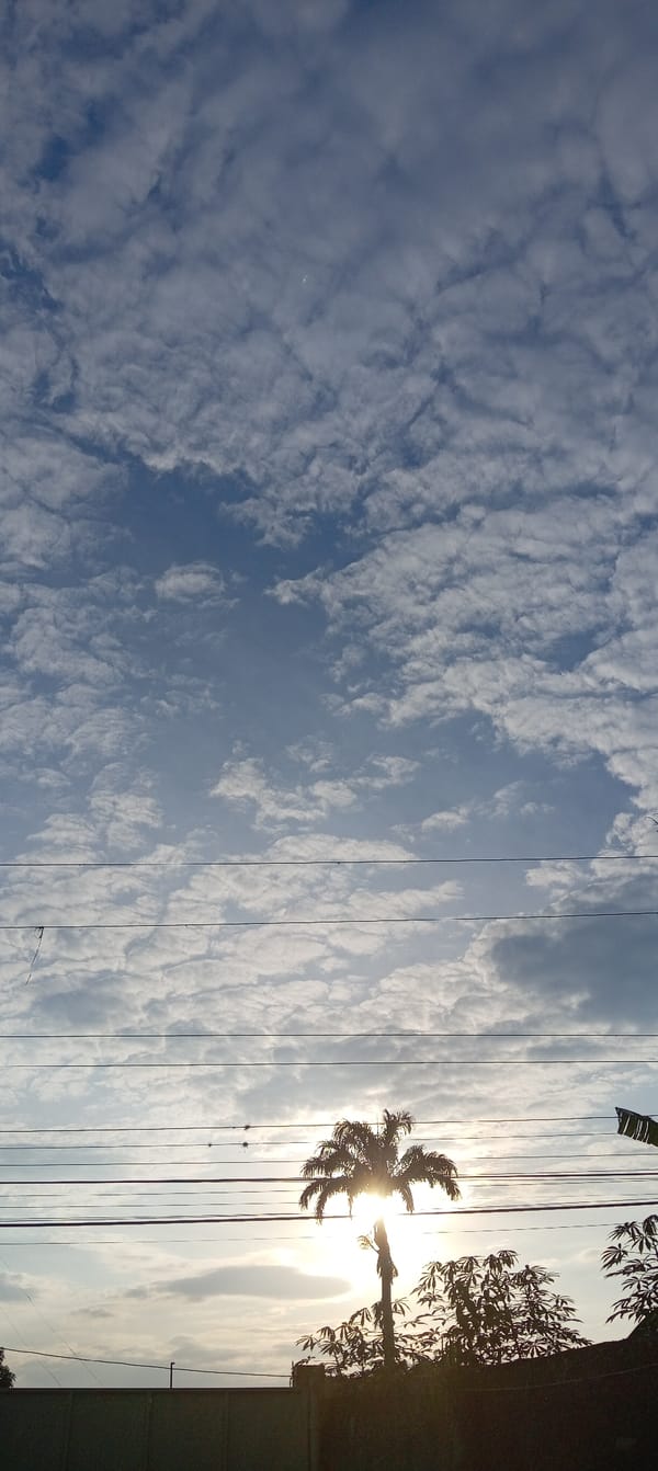 Partly cloudy skies observed over Tinaquillo, Venezuela