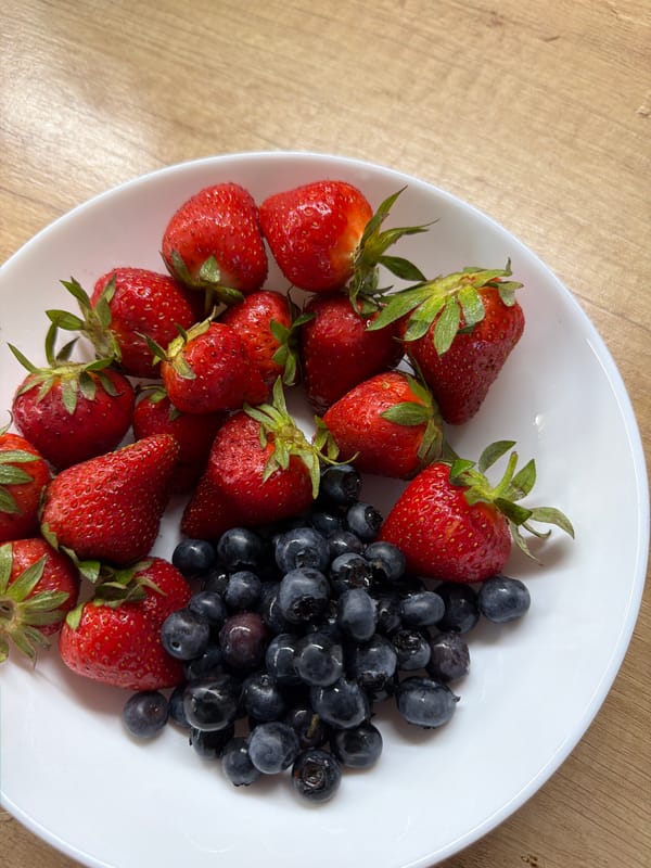 Morning breakfast preparation with fruit oatmeal captured in Gabrovo